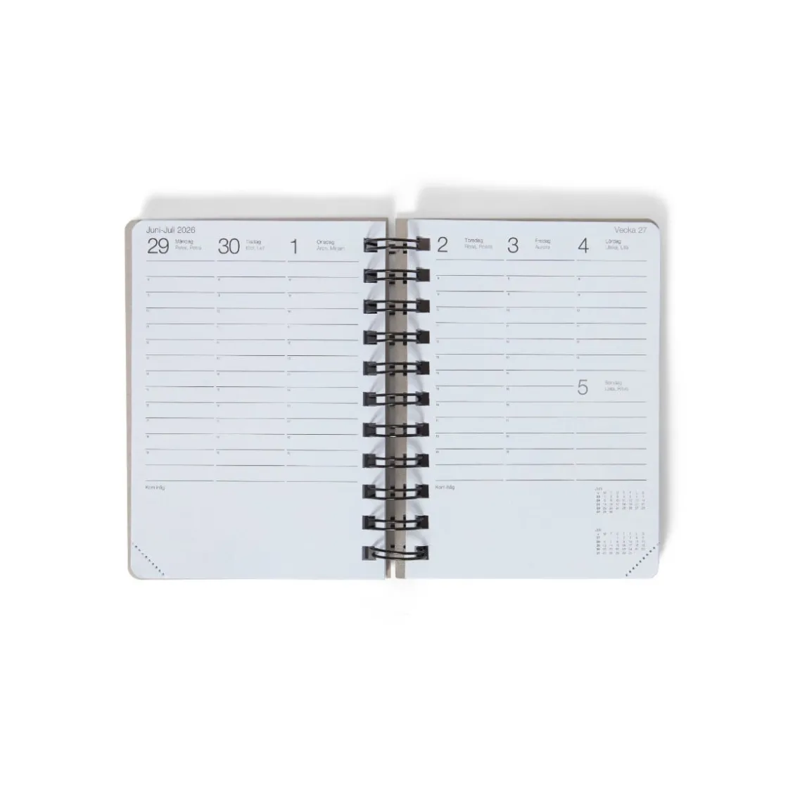 GRANIT Agenda A6 2025/2026 Beige- Kalendrar & Skrivblock