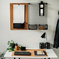 GRANIT Anslagstavla Kork 40x60cm Natur- Skrivbordstillbehör|Häng- & Väggförvaring