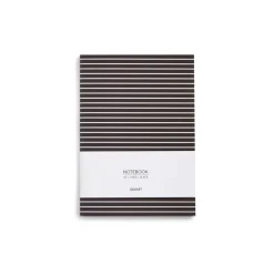 GRANIT Anteckningsbok A5 Randig Svart- Kalendrar & Skrivblock
