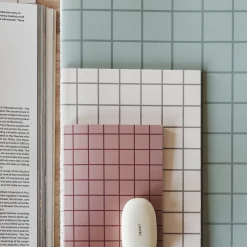 GRANIT Anteckningsbok A5 Rut Beige Linjerad- Kalendrar & Skrivblock