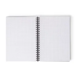 GRANIT Anteckningsbok A4 Rutat Grafit- Kalendrar & Skrivblock