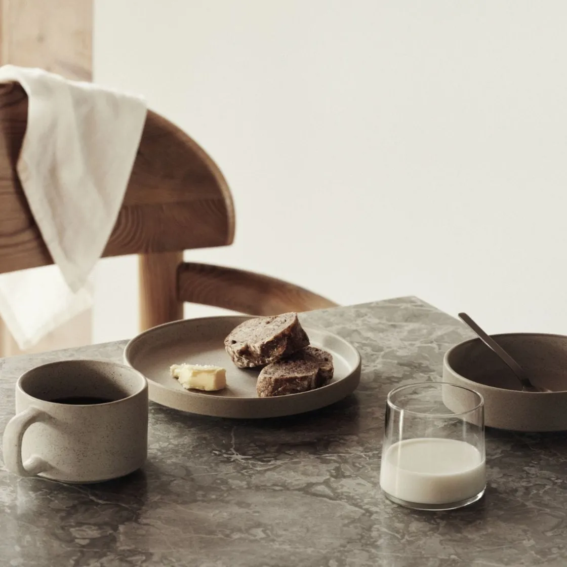 GRANIT Assiett Taste 19cm Beige- Dukning|Porslin