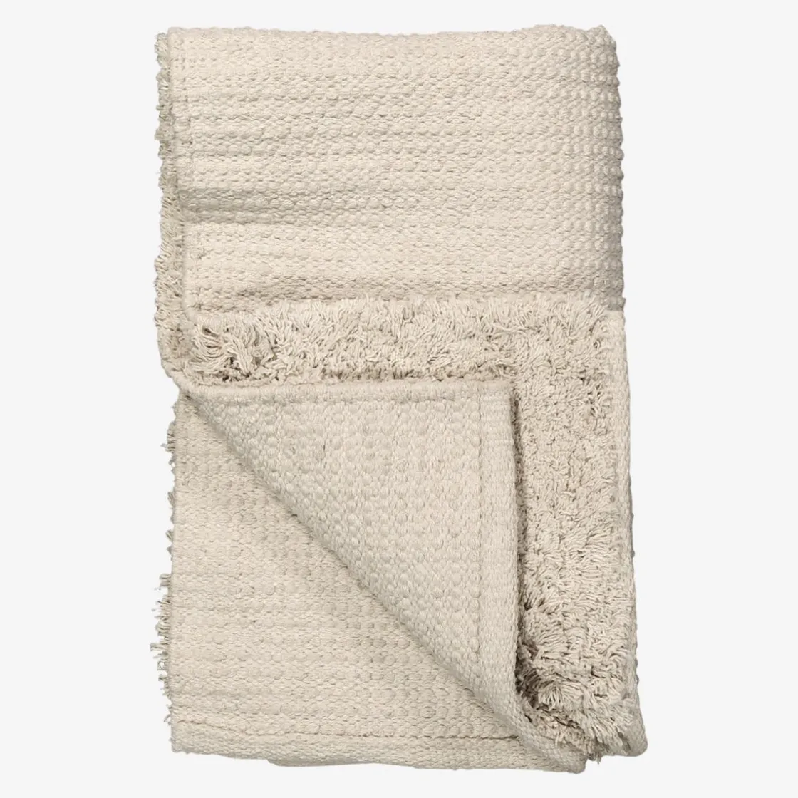 GRANIT Badrumsmatta Återvunnen Bomull 50x80cm Natur- Badrumstillbehör|Mattor