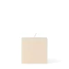 GRANIT Blockljus Stearin Kub 8x8cm Vit- Ljus