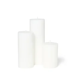 GRANIT Blockljus Stearin 15x6,8cm Vit- Ljus