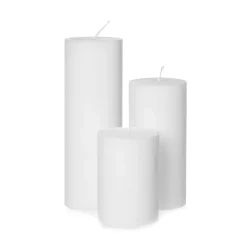 GRANIT Blockljus Stearin 20x7cm Vit- Ljus