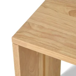 GRANIT Bänk Edge Trä 90x45x30cm- Hallmöbler & Förvaring|Möbler