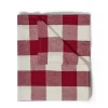 GRANIT Bordsduk Check 240x140cm Linnemix Röd- Dukning|Juldukning