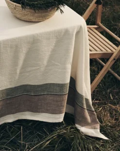 GRANIT Bordsduk Nuance 240x140cm Bomull Off-white- Dukning|Kökstextil