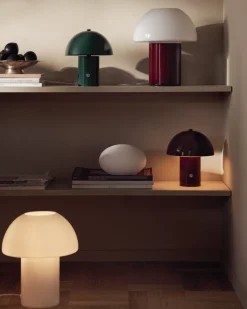 GRANIT Bordslampa Lou 18x21cm Mörkgrön- Lampor