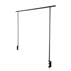 GRANIT Bordsstång 140-250cm Svart- Utemöbler|Dukning