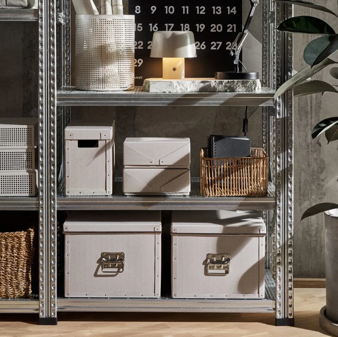 GRANIT Box LB Mini 16x26cm Beige- Skrivbordstillbehör|Skrivbordsförvaring