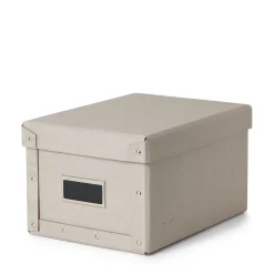 GRANIT Box LB 19x26cm Beige- Skrivbordsförvaring|Boxar