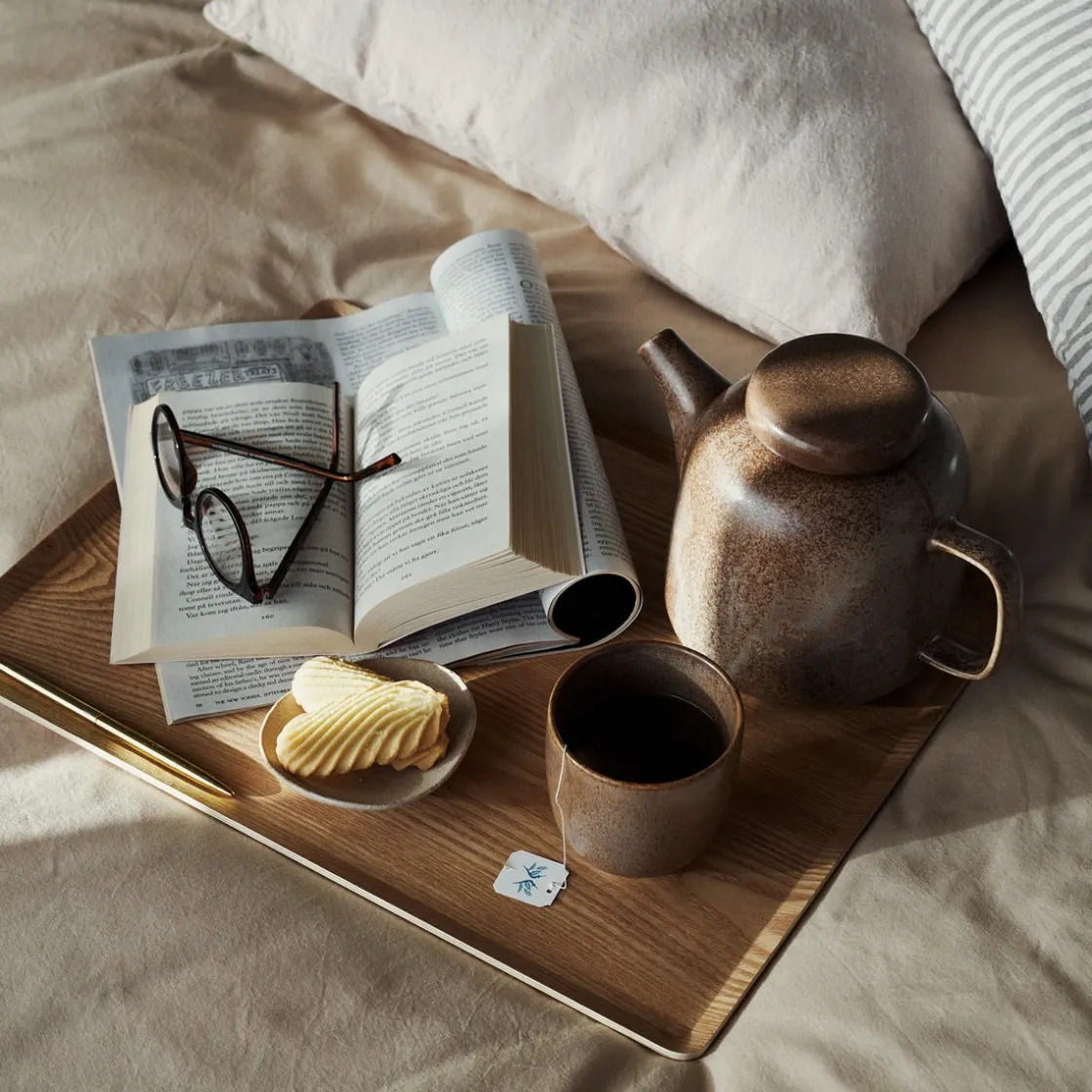 GRANIT Bricka Askfaner 43x33cm- Dukning