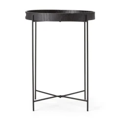 GRANIT Bricka Träfanér 40cm Svart- Dukning