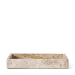 GRANIT Bricka 26,5x15cm Marmor Beige- Dukning|Köksredskap