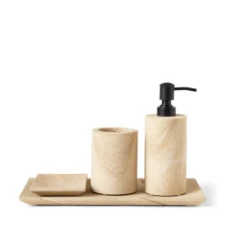 GRANIT Bricka 30,5x15cm Marmor Sand- Badrumstillbehör