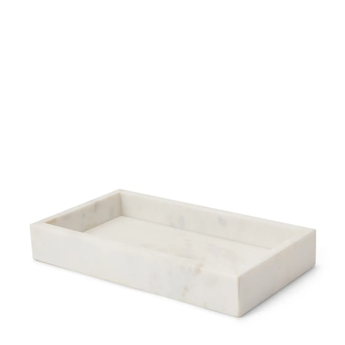 GRANIT Bricka 26,5x15cm Marmor Vit- Dukning|Köksredskap