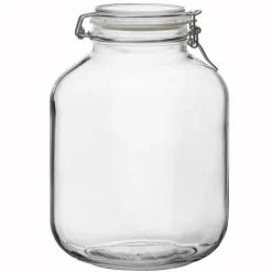 GRANIT Burk Glas Snäpplock 4,25L- Växt- & Odlingstillbehör|Köksförvaring