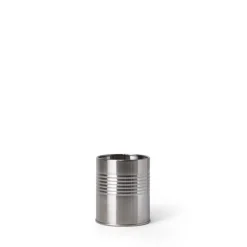 GRANIT Burk Metall 11x9,5cm Silver- Skrivbordstillbehör|Köksförvaring