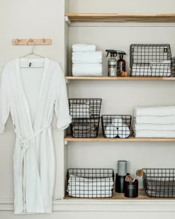 GRANIT Burk Metall 11x9,5cm Svart- Skrivbordstillbehör|Småförvaring