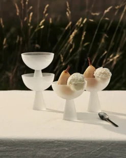 GRANIT Dessertskål Vera 11x10cm Frostad- Dukning|Glas