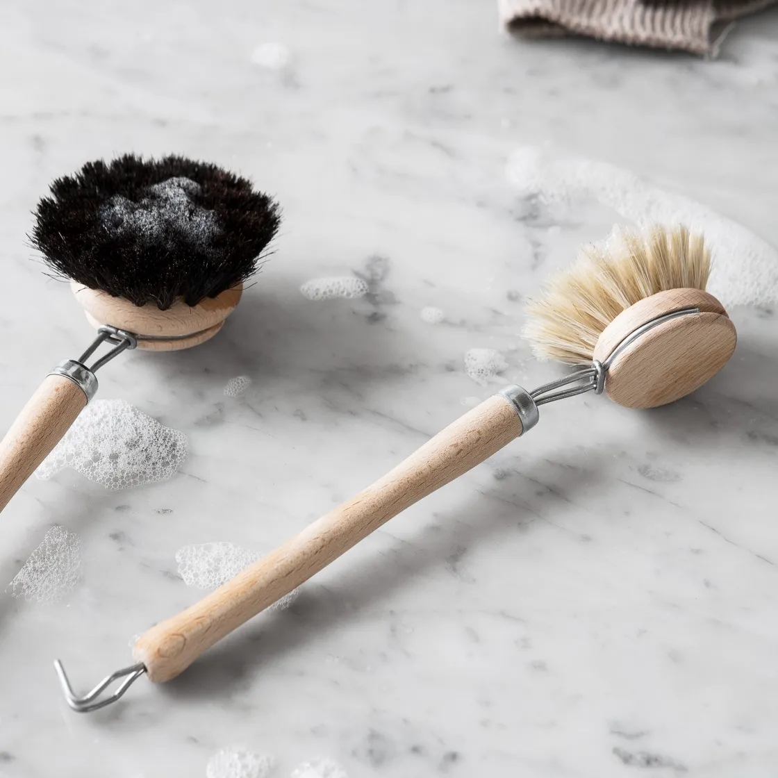 GRANIT Diskborste Trä/Tagel Svart- Städ & Disk