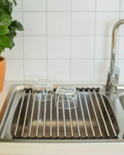 GRANIT Diskställ Rullbart Rostfritt Stål 31x44cm- Köksredskap