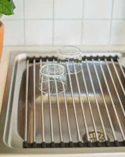 GRANIT Diskställ Rullbart Rostfritt Stål 31x44cm- Köksredskap