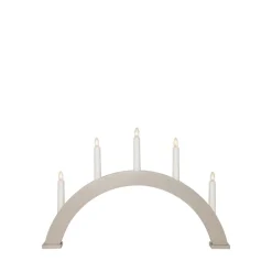 GRANIT Elljusstake Albo 5L Beige- Lampor|Julbelysning