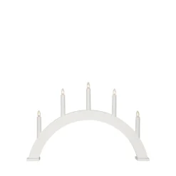 GRANIT Elljusstake Albo 5L White- Lampor|Julbelysning