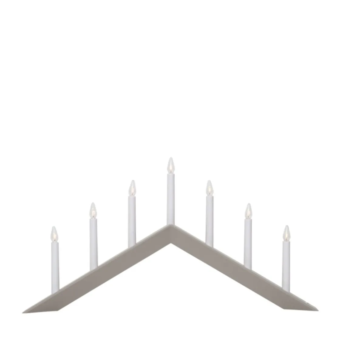 GRANIT Elljusstake Arrow Låg 7L Beige- Lampor|Julbelysning