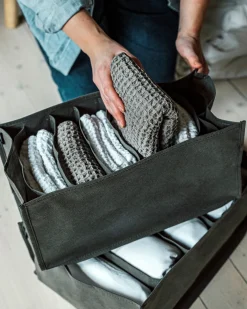 GRANIT Förvaringslåda Hopvikbar PET 20x38cm- Garderob & Klädförvaring|Boxar