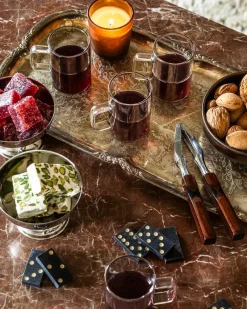 GRANIT Glassbägare Metall 9,5cm- Dukning|Juldukning