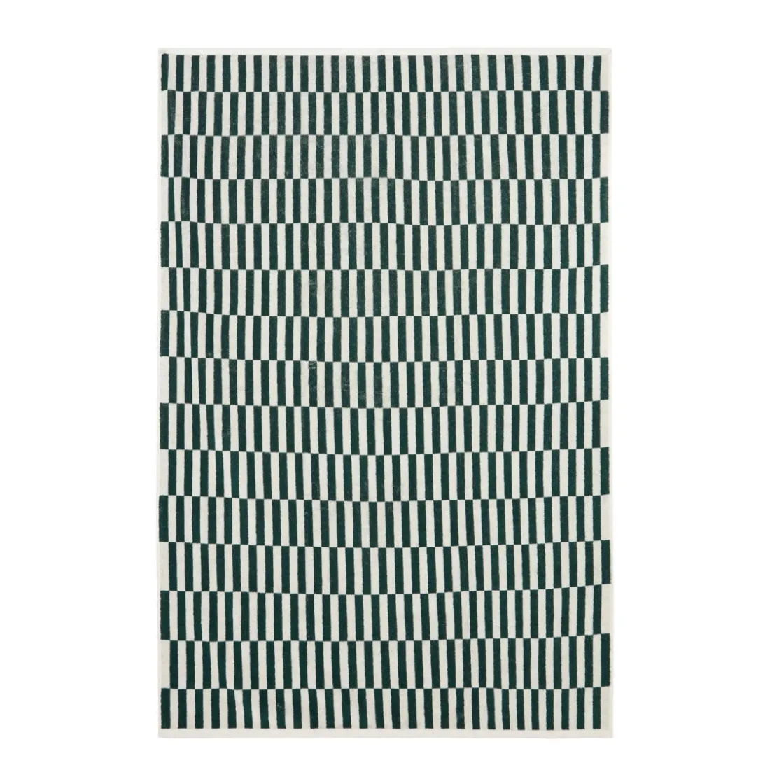 GRANIT Handduk Avon 100x150cm Bomullsfrotté Grön/Vit- Handdukar & Badlakan