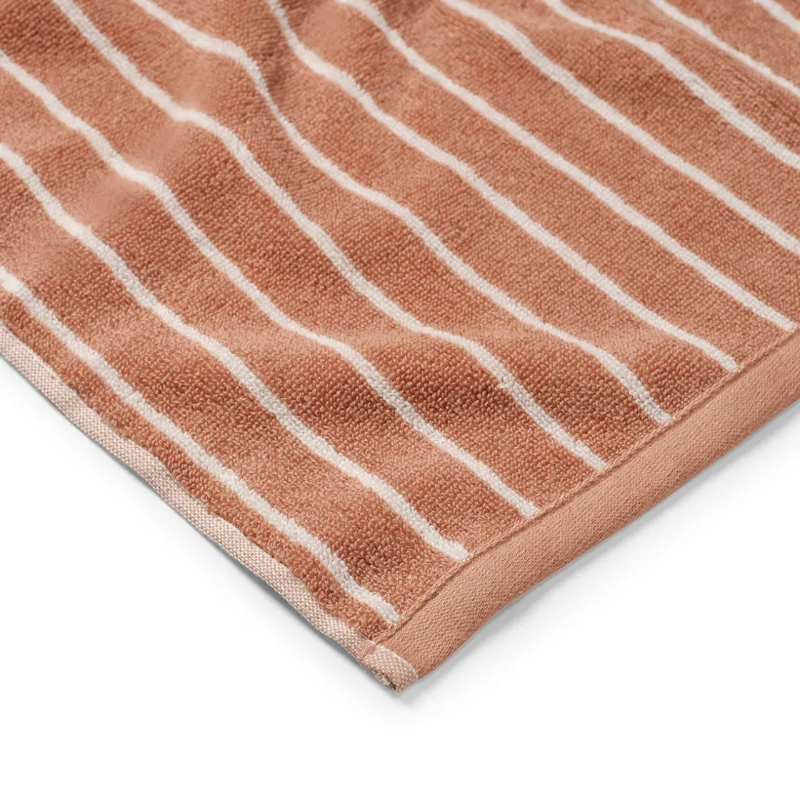 GRANIT Handduk Line 50x70cm Bomullsfrotté Mocha- Handdukar & Badlakan