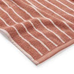 GRANIT Handduk Line 100x150cm Bomullsfrotté Mocha- Handdukar & Badlakan