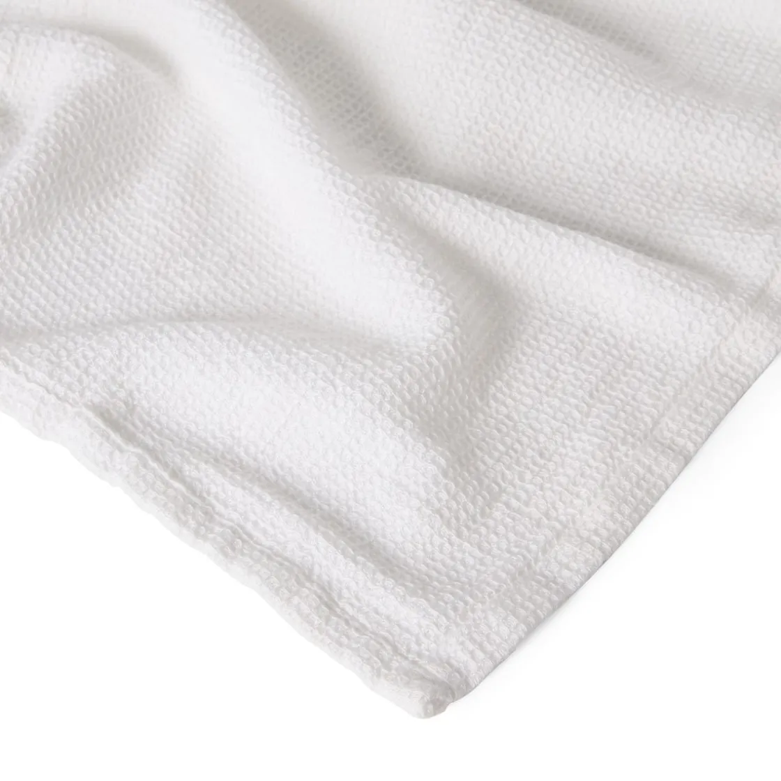 GRANIT Handduk Våffla 50x70cm Bomull Bambu Vit- Handdukar & Badlakan