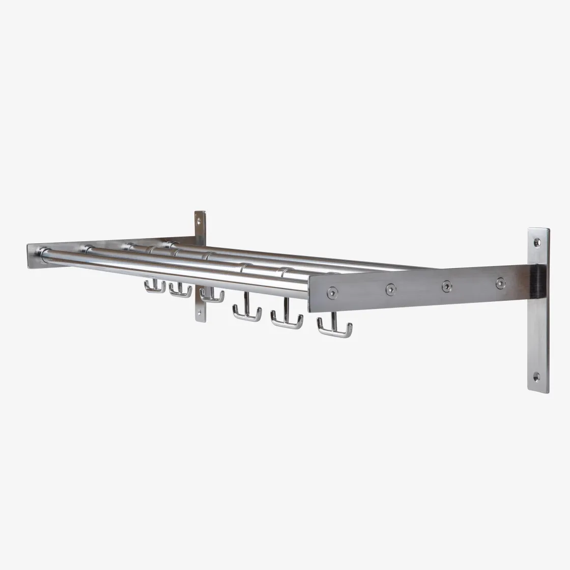 GRANIT Hatthylla/Skohylla 27x78cm Rostfritt Stål- Hallmöbler & Förvaring