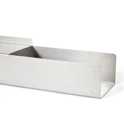 GRANIT Hylla Neo Multifunktion 48x12cm Rostfritt Stål- Häng- & Väggförvaring