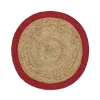 GRANIT Julgransmatta Jute 100x100cm Röd- Mattor|Allt Till Julgranen