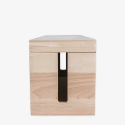 GRANIT Kabelbox Trä 13x40cm- Skrivbordstillbehör|Småförvaring