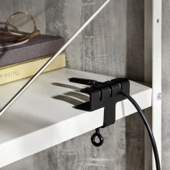 GRANIT Kabelhållare Metall Svart- Skrivbordstillbehör