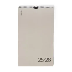 GRANIT Kalender Kolumn 2025/2026 Beige- Kalendrar & Skrivblock