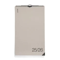 GRANIT Kalender Kolumn 2025/2026 Engelska Beige- Kalendrar & Skrivblock