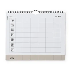 GRANIT Kalender Vecka 2026 Beige- Kalendrar & Skrivblock
