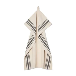 GRANIT Kökshandduk Edge Stripe 50x70 Beige- Kökstextil