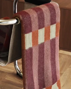 GRANIT Klippan Ullpläd Piano 130x200cm Röd- Plädar