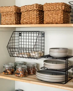 GRANIT Korg Abaca Lock 15x15cm- Korgar|Badrumsförvaring