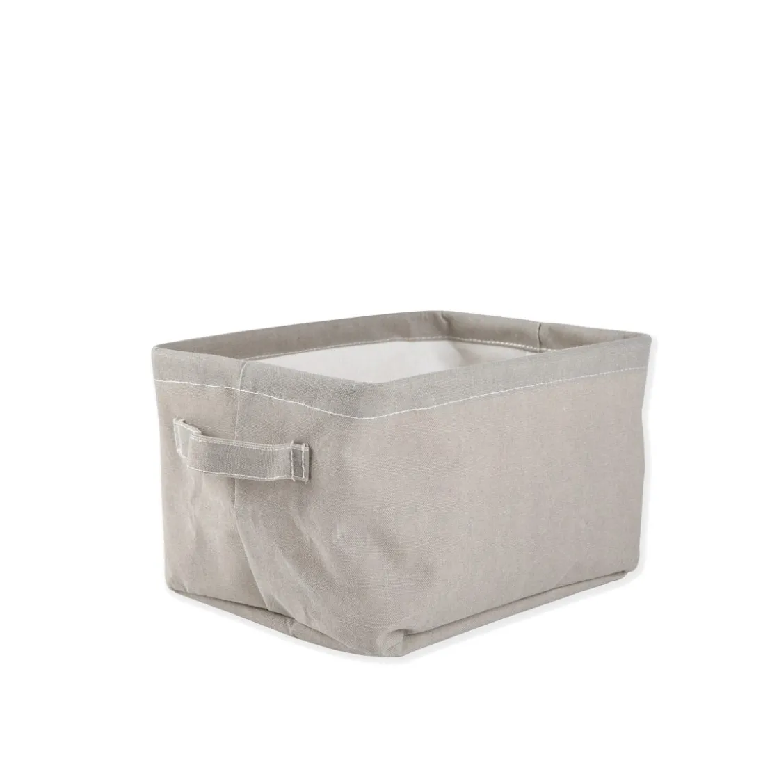 GRANIT Korg Hopvikbar 20x27cm Beige- Korgar|Badrumsförvaring
